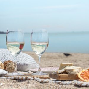 Cena romántica en la playa